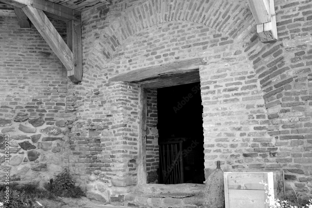 Fortified medieval saxon evangelic church in the village Alma Vii (Almen) Transylvania, Romania. The settlement was founded by the Saxon colonists in the middle of the 12th century Fortified medieval saxon evangelic church in the village Alma Vii (Almen) Transylvania, Romania. The settlement was founded by the Saxon colonists in the middle of the 12th century