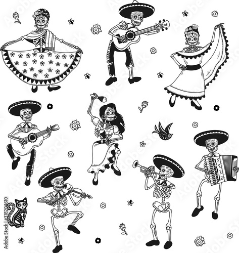 Day of the Dead. Dia de los Muertos.