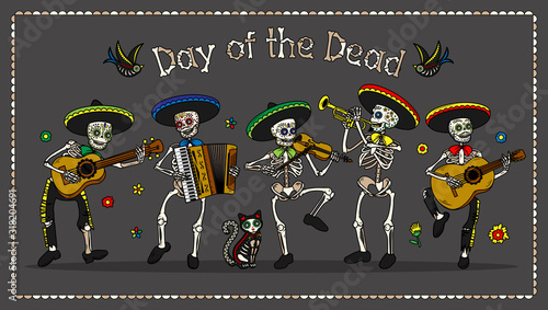 Day of the Dead. Dia de los Muertos.