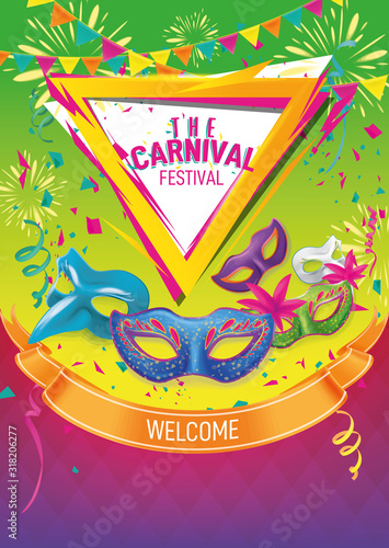 vector illustration of carnival