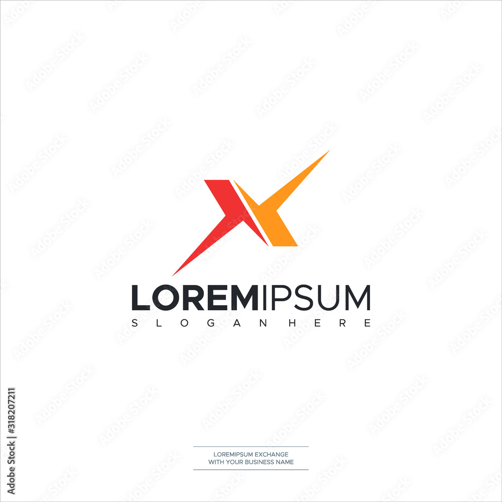 Letter X logo icon Design Template Elements Letter X logo icon Design Template Elements