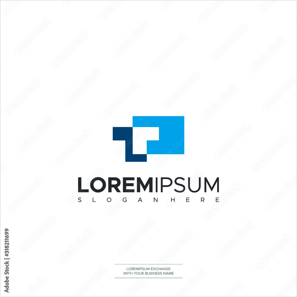 Initial Letter T Logo template design. Minimalist letter logo vector design Initial Letter T Logo template design. Minimalist letter logo vector design