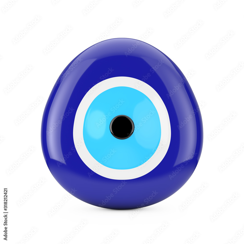 Evil Eye Bead Protection Amulet. 3d Rendering Evil Eye Bead Protection Amulet. 3d Rendering