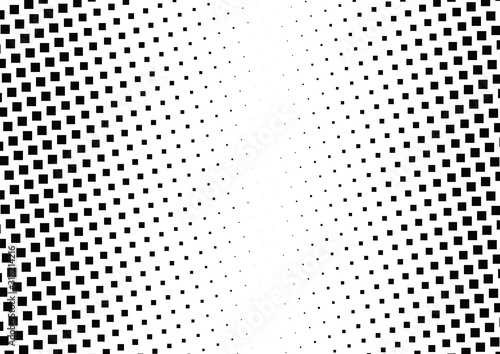 Abstract halftone dotted background. Monochrome pattern with square.  Vector modern futuristic texture for posters  sites  business cards  postcards  interior design  labels and stickers.
