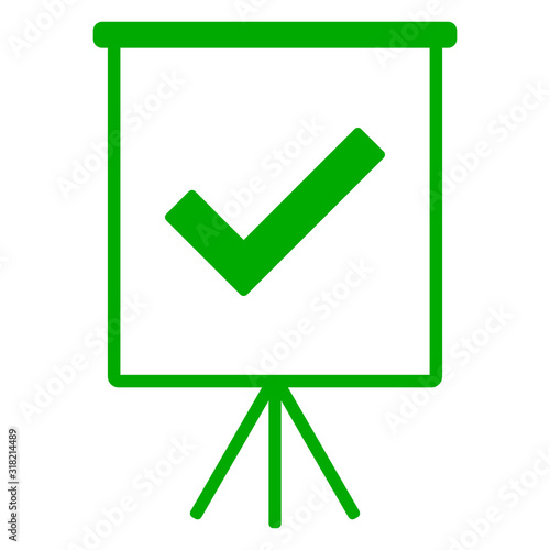Haken und Flipchart
