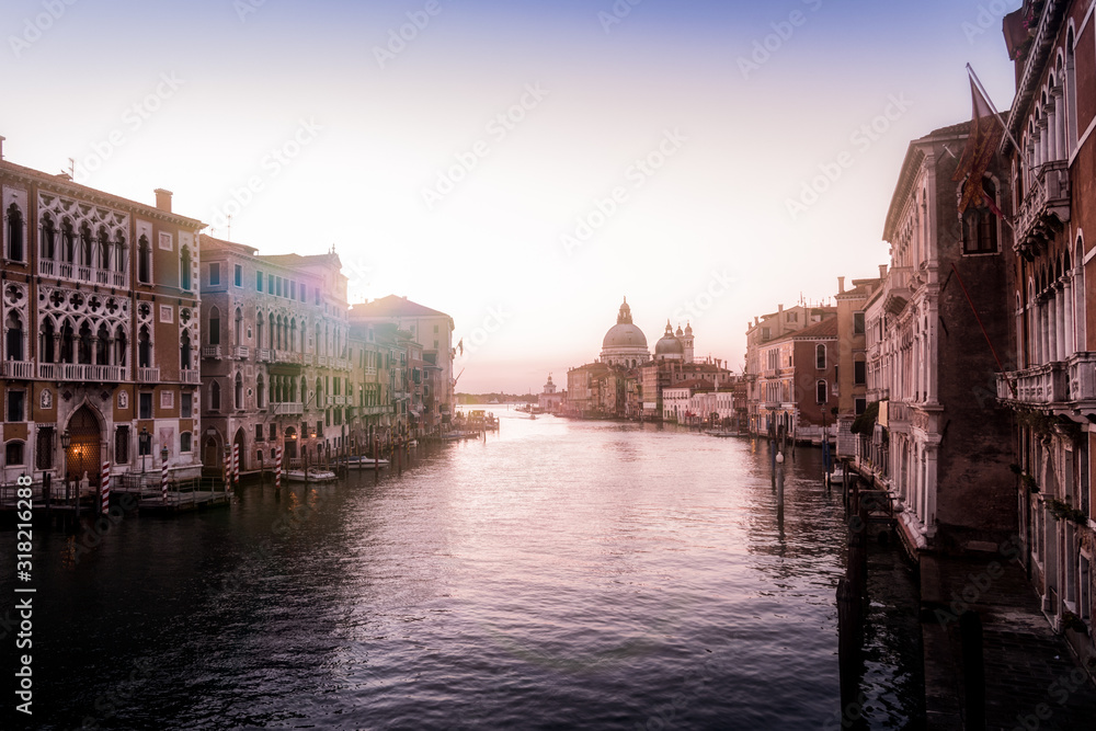 a view of Canal Grande, Venezia, Italy