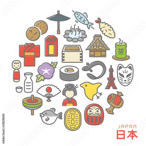 日本のアイコン　カード