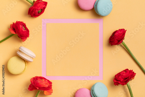 Abstract layout template with yellow summer background for concept design. Mi...