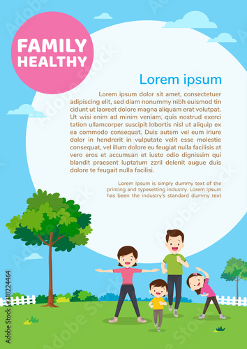 family Healthy concept poster 2