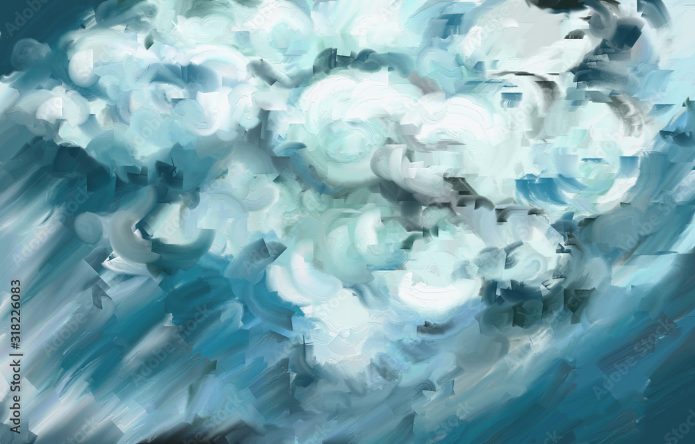 Digital art. Stormy sky. Grey clouds. Digital art. Stormy sky. Grey clouds.