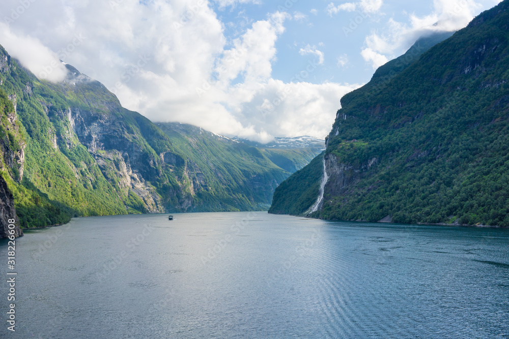 Landscape at the Geirangerfjord, Norway Landscape at the Geirangerfjord, Norway