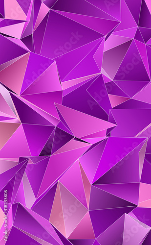 Abstract Low-Poly background. triangulated texture. Design 3d. Polygonal geometrical pattern. Triangular modern style