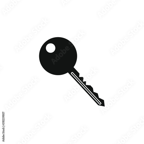 vector icon, shaped like door keys