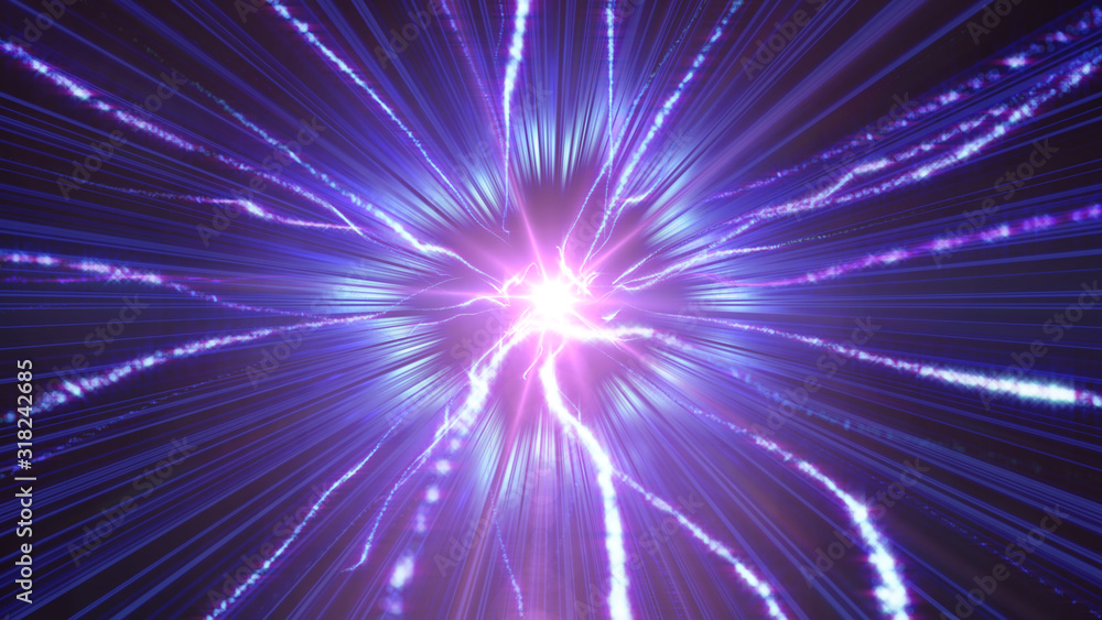 Black Hole in space, light Black Hole in space, light