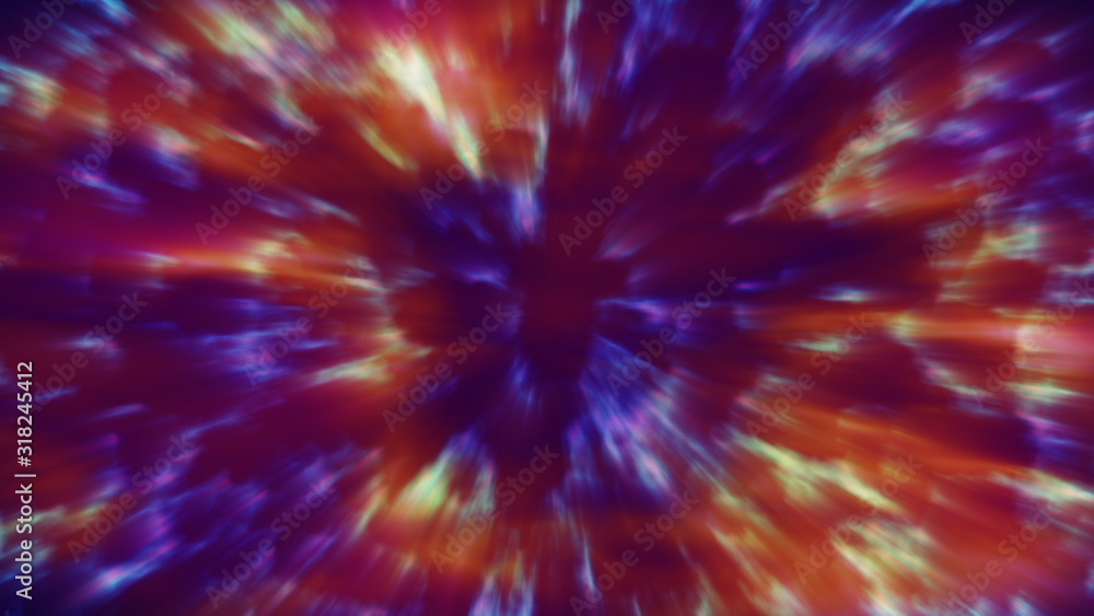 Fototapeta premium Cosmic Power abstract background in space