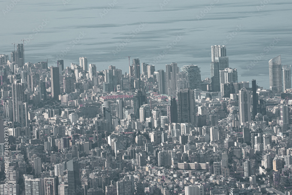 Fototapeta premium Beirut skyline