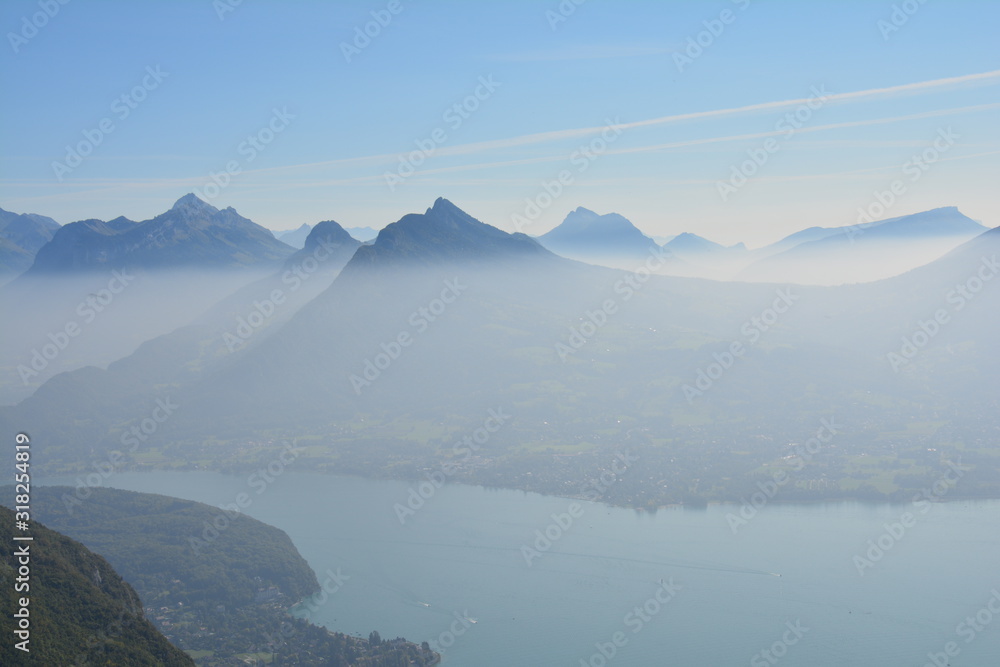 Mont Veyrier Lac d'Annecy Panorama Haute Savoie France