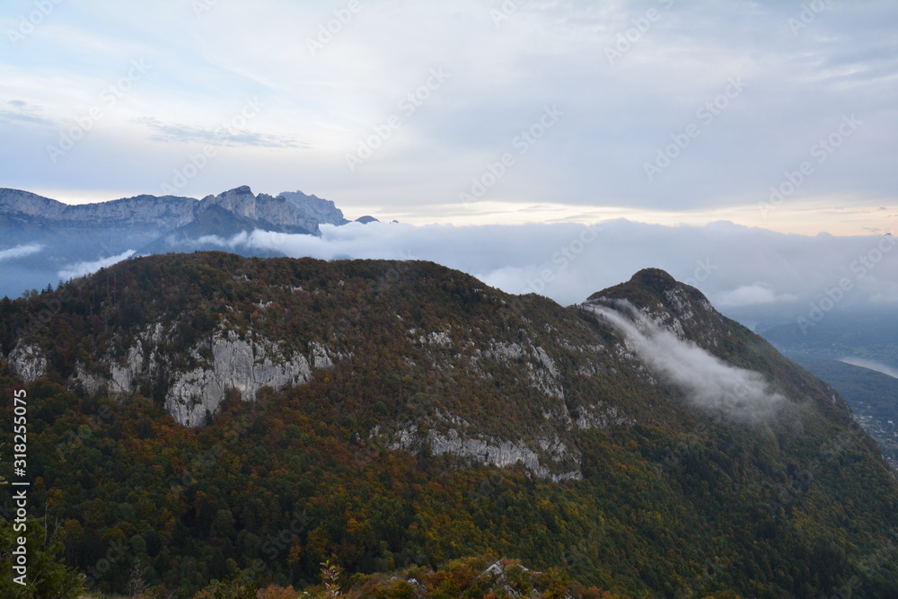 Mont Veyrier Lac d'Annecy Panorama Haute Savoie France Mont Veyrier Lac d'Annecy Panorama Haute Savoie France