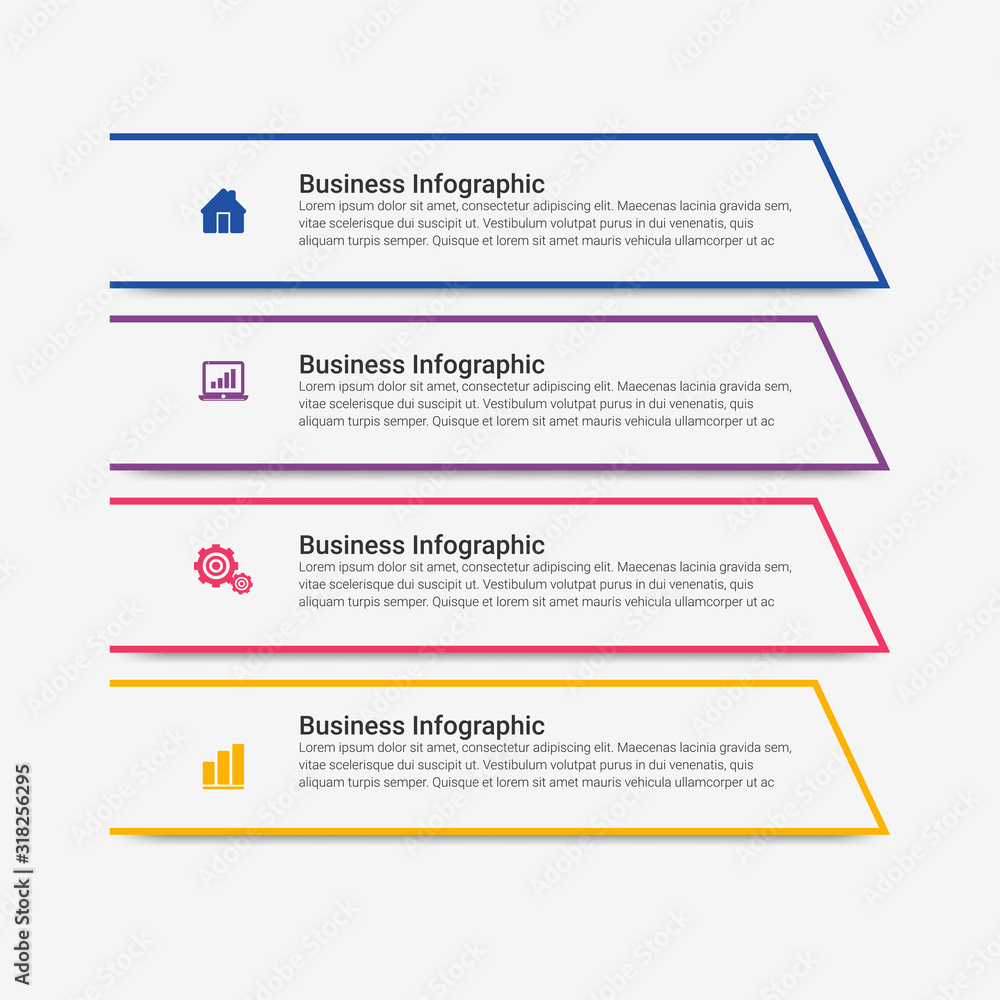 Thin line minimal Infographic design template with icons and options or steps. Can be used for process diagram, presentations, workflow layout, banner, flow chart, info graph. Thin line minimal Infographic design template with icons and options or steps. Can be used for process diagram, presentations, workflow layout, banner, flow chart, info graph.