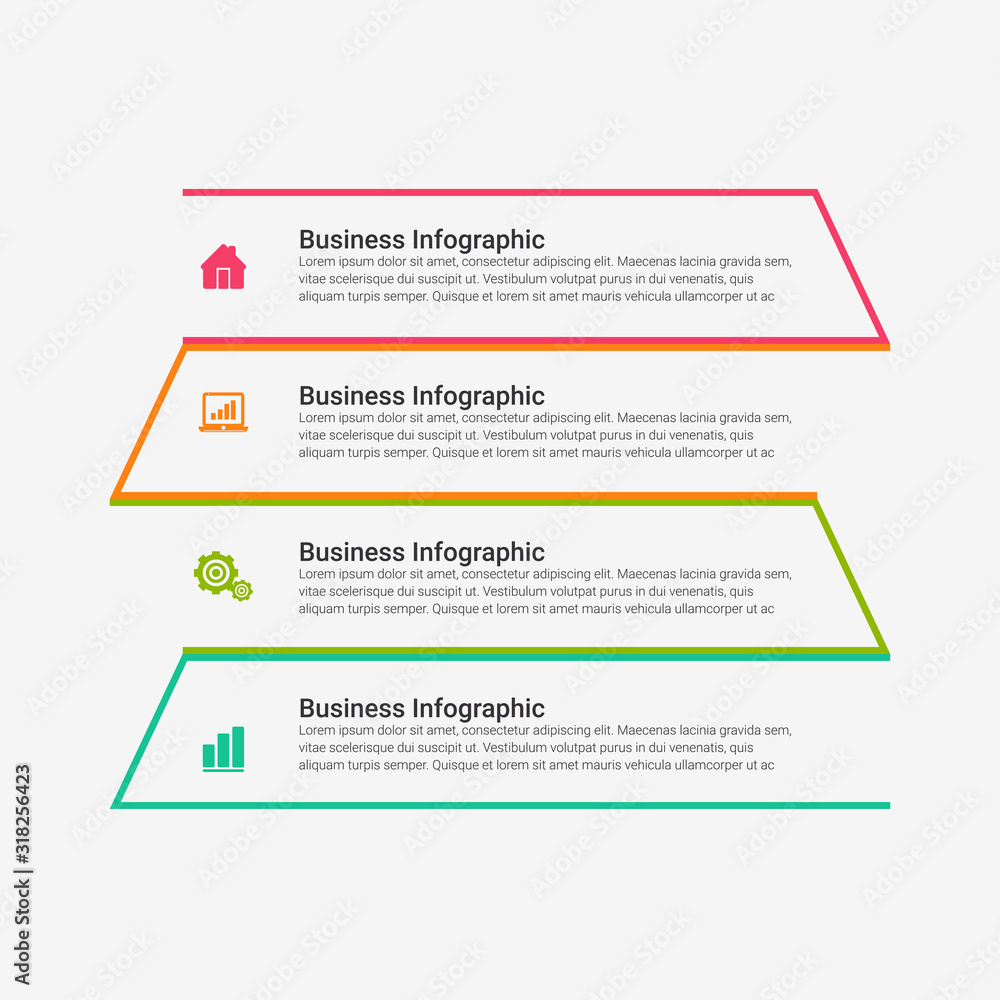 Thin line minimal Infographic design template with icons and options or steps. Can be used for process diagram, presentations, workflow layout, banner, flow chart, info graph. Thin line minimal Infographic design template with icons and options or steps. Can be used for process diagram, presentations, workflow layout, banner, flow chart, info graph.
