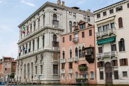 Architecture and facade of buildings of Venice