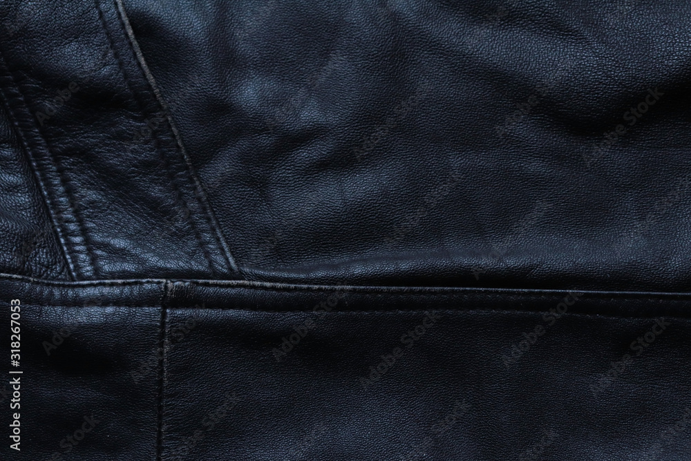 Old shabby leather, scuffs closeup Old shabby leather, scuffs closeup