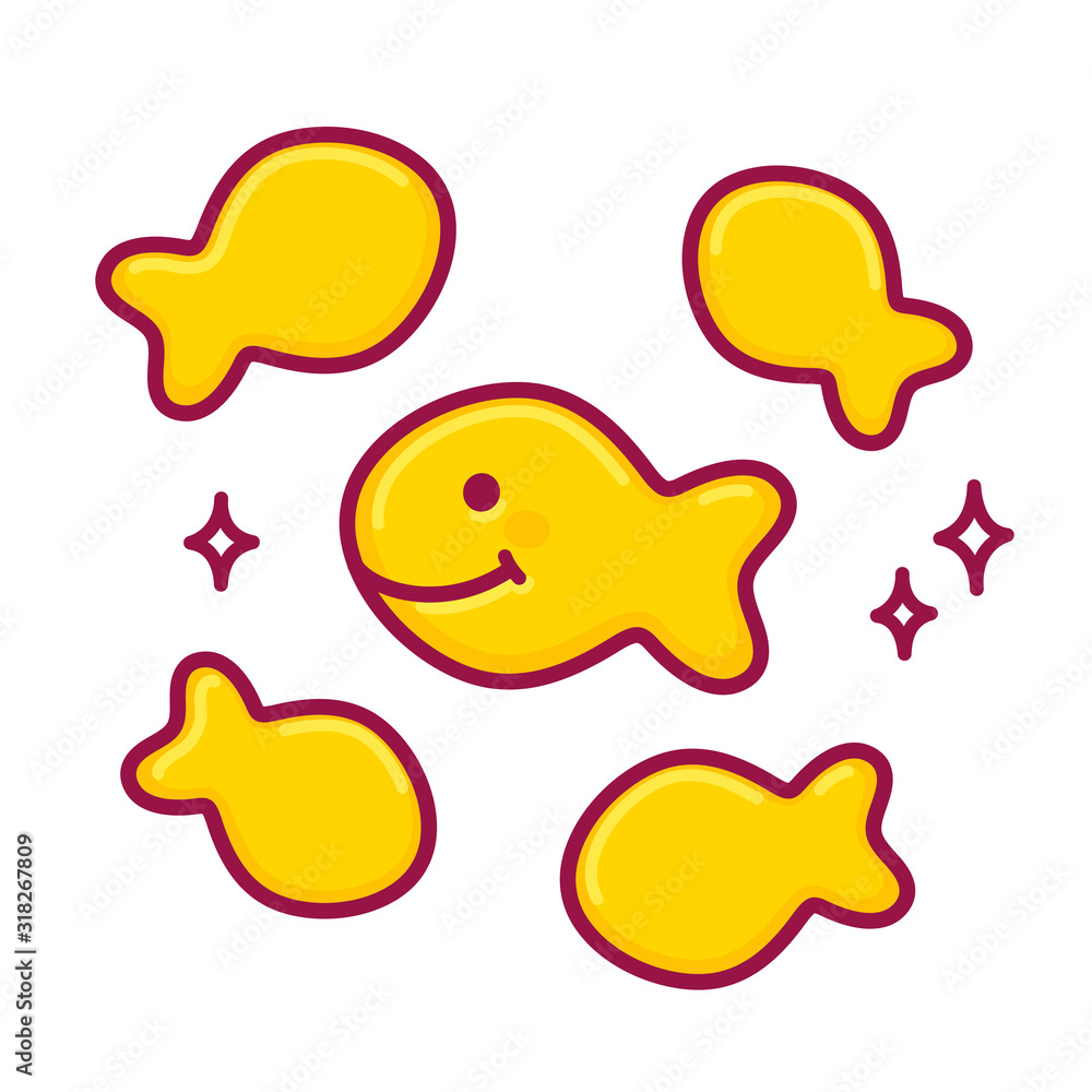 Fish shaped crackers Fish shaped crackers