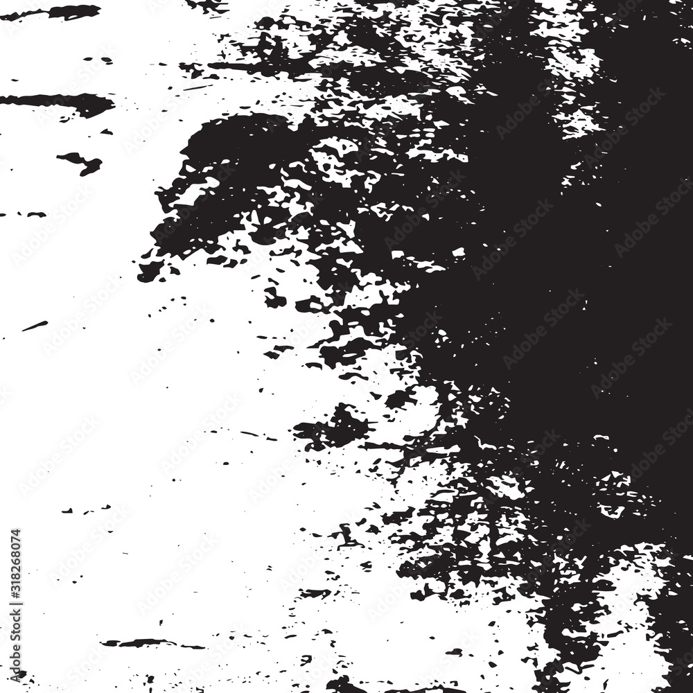 Obraz premium Black and white vintage grunge futuristic background. Abstract textured square pattern, layout for design packaging, business cards, websites, postcards, posters, brochures, fabrics, covers mock-up