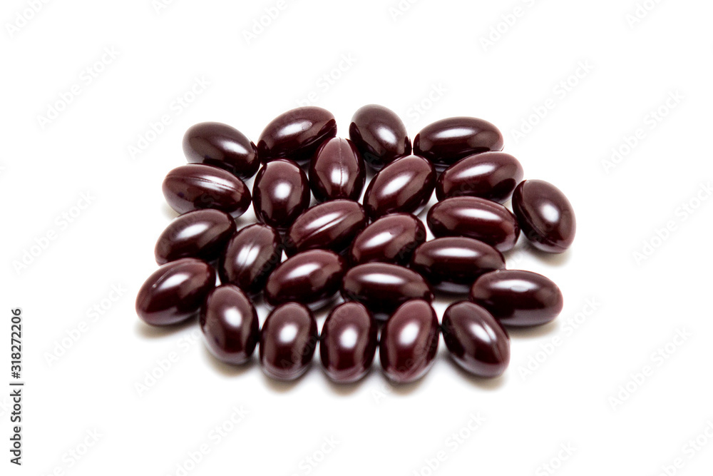 Chocolates in chocolate glaze isolated on white Chocolates in chocolate glaze isolated on white