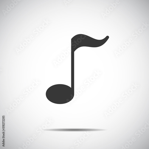 Music Note Icon Vector .