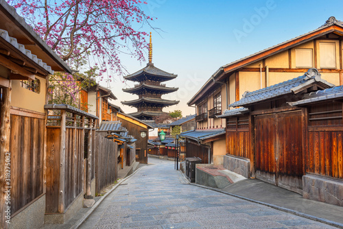 Kyoto  Japan Old Town in Spring
