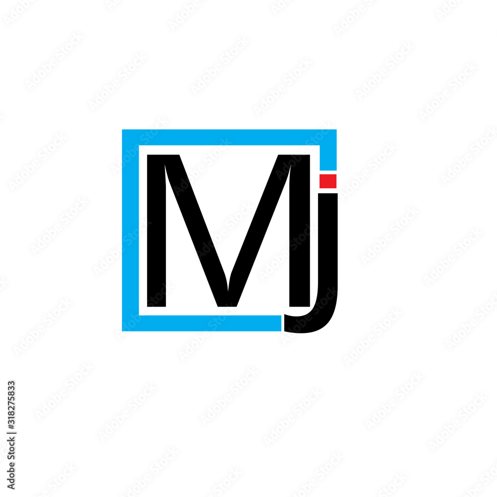 MJ letter initial icon logo design inspiration vector template MJ letter initial icon logo design inspiration vector template