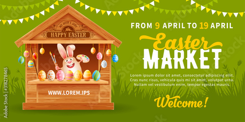 Easter Market Flyer Template