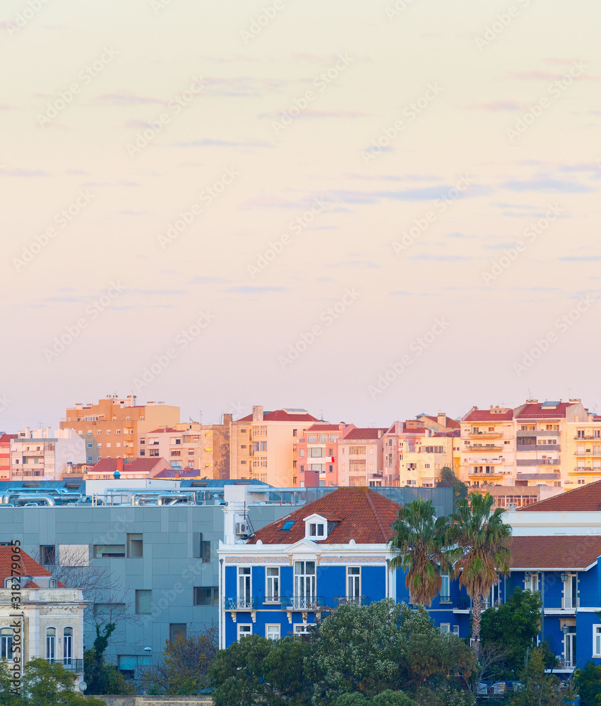 View Lisbon typical living district