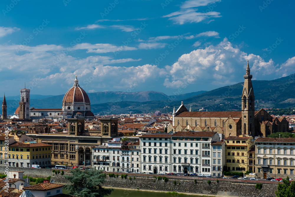 panoramic view of florence