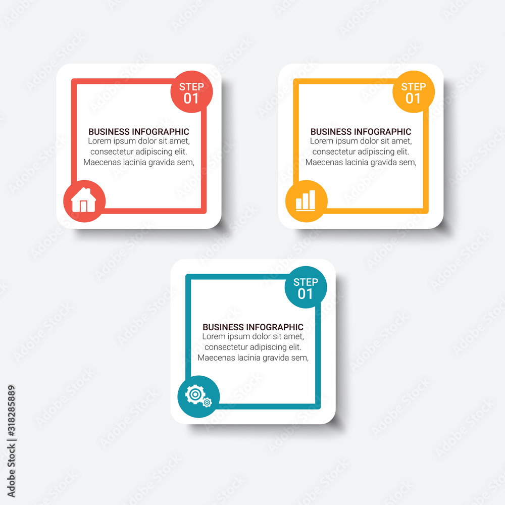 Fototapeta premium infographics design vector and marketing icons workflow layout, diagram, annual report, web design. Business concept with 6 options, steps or processes.