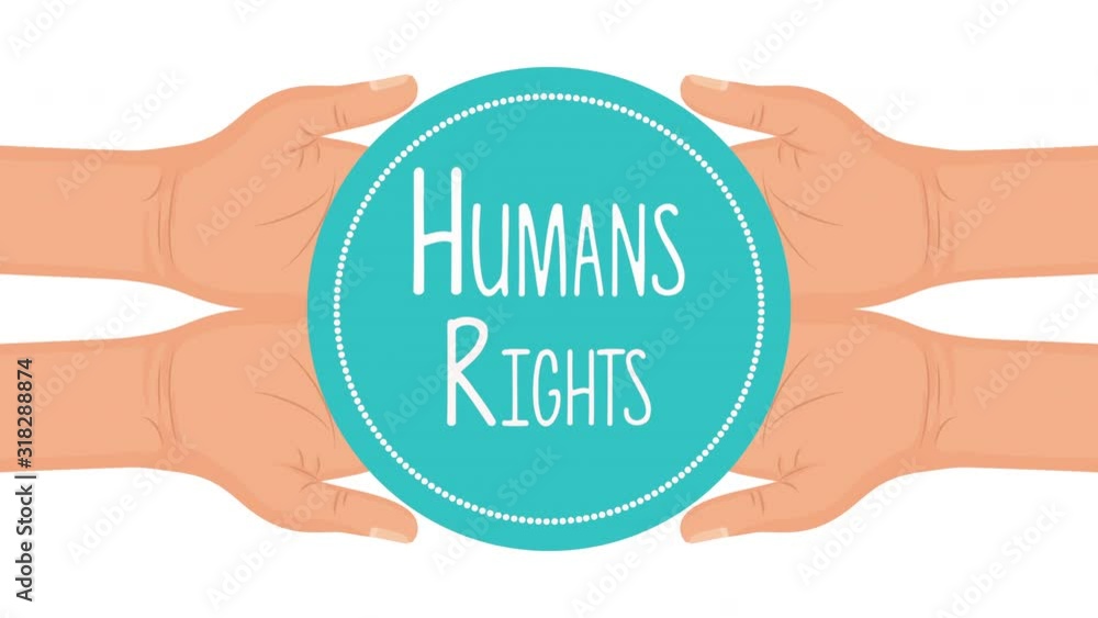 human rights animation with hands human human rights animation with hands human