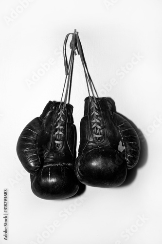 boxing gloves isolated on white background © Kirill