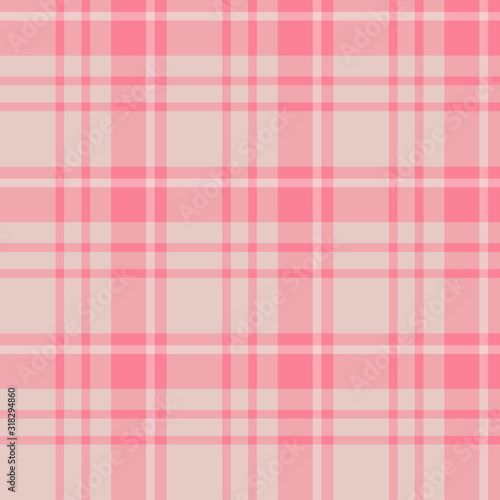 Seamless pattern in gentle light pink colors for plaid, fabric, textile, clothes, tablecloth and other things. Vector image.