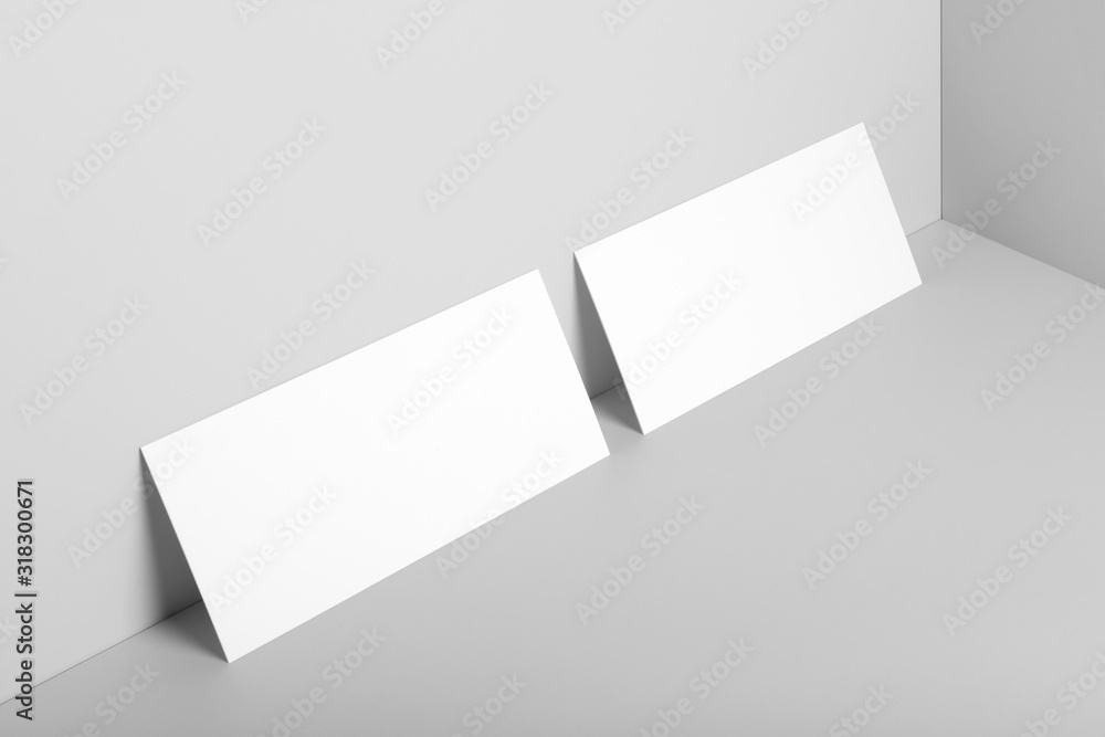 Real photo, card collage mockup template, isolated on light grey background to place your design. Real photo, card collage mockup template, isolated on light grey background to place your design.