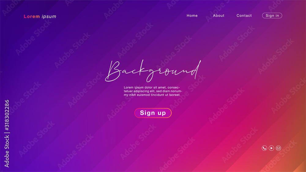 Fototapeta premium Background abstract geometric purple light pink