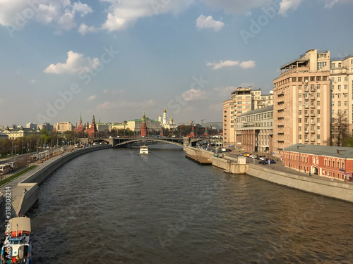 Moscow. Russia. View of the moscow-river