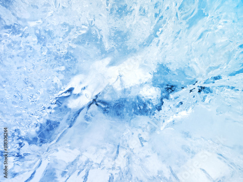 Abstract ice texture