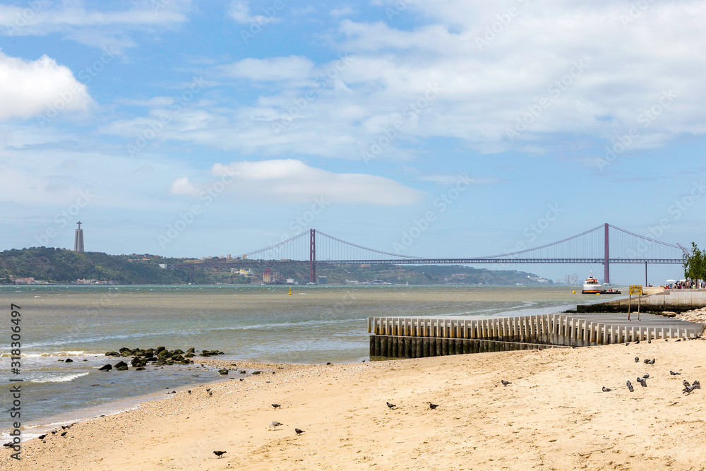 25th of April bridge in Lisbon, Portugal 25th of April bridge in Lisbon, Portugal