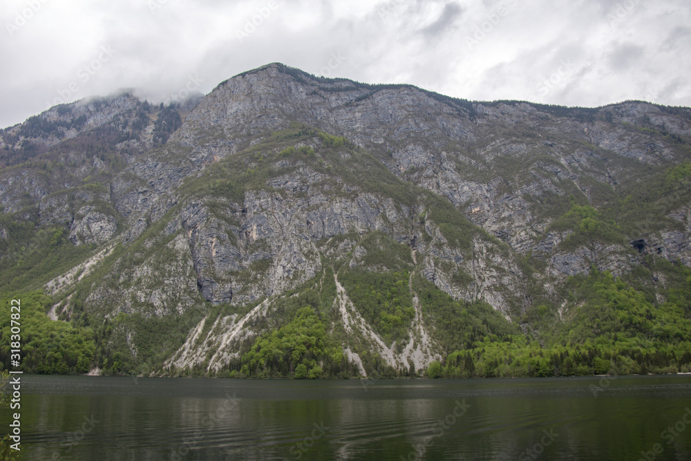 Beautiful landscape. Bohinj lake, Slovenia