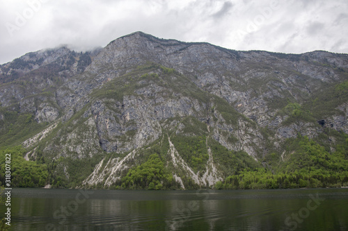 Beautiful landscape. Bohinj lake  Slovenia