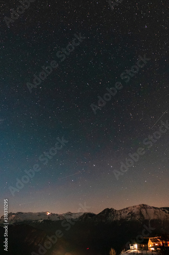 Winter evening in the Julian Alps © zakaz86