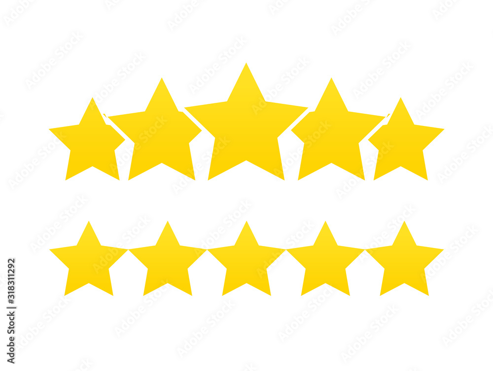 Rating_Review icon - Flat design, glyph style icon - Yellow Rating_Review icon - Flat design, glyph style icon - Yellow