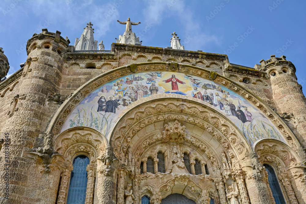 The Atonement Church of the Sacred Heart of Jesus is the central building on Mount Tibidabo, a monumental ensemble crowning the top of Mount Tibidabo. This is a Roman Catholic church and basilica.