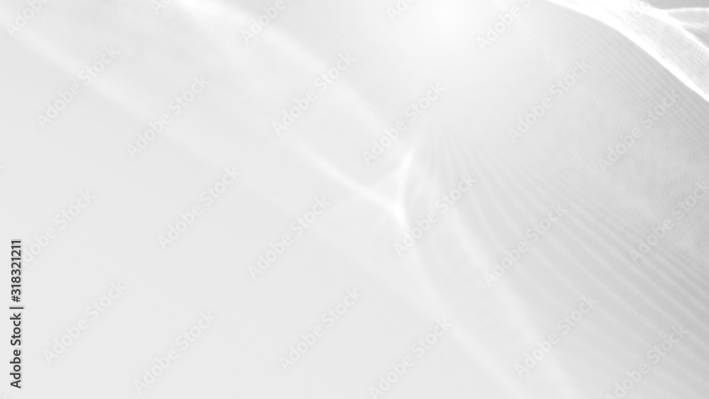 Obraz premium Dot white gray wave light technology texture background. Abstract big data digital concept. 3d rendering.